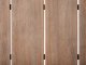 Beliani Stół ogrodowy 185 x 96 cm ciemne drewno FLAVIA 8
