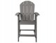 Beliani Zestaw mebli balkonowych ADIRONDACK Ciemnoszary 6