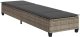 vidaXL Leżak z poduszkami Szary 55x200x25,5cm Polirattan 4