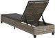 vidaXL Leżak z poduszkami Szary 55x200x25,5cm Polirattan 7