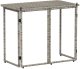vidaXL Składany stół ogrodowy szary 90x51x75 cm polirattan 6