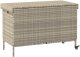 Skrzynia ogrodowa vidaXL Skrzynia ogrodowa z kółkami, szara, 110x55x73 cm, polirattan 6