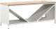 Drewutnia vidaXL Stojak na drewno opałowe z drewnianym blatem, 100,5x35,5x40 cm (864256 VidaXL) 2