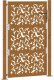 vidaXL Brama ogrodowa 105x155 cm Stal nierdzewna Wzór liścia 2