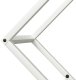 Drewutnia vidaXL Stojak na drewno opałowe biały 60x25x60 cm 6