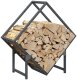 Drewutnia vidaXL Stojak na drewno opałowe antracyt 60x25x60 cm 3