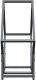 Drewutnia vidaXL Stojak na drewno opałowe antracyt 60x25x60 cm 5