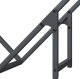 Drewutnia vidaXL Stojak na drewno opałowe antracyt 60x25x60 cm 7
