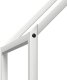 Drewutnia vidaXL Stojak na drewno opałowe biały 60x25x60 cm 6