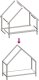 Drewutnia vidaXL Stojak na drewno opałowe biały 60x25x60 cm 8