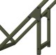 Drewutnia vidaXL Stojak na drewno opałowe Oliwkowo-zielony 60x25x60 cm 7