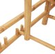 vidaXL Leżak z poduszkami, 55x199x30 cm, bamboo 9
