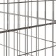 vidaXL Srebrny Metaliczny Stal Ocynkowana 100 x 100 x 100 cm Wytrzymały 5
