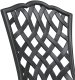 vidaXL Czarny Aluminium Standard Oddychająca konstrukcja 6