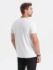 T-shirt męski bawełniany z nadrukiem na kieszonce Ombre Streetstyle  biały V8 OM-TSCT-0108 XXL 8