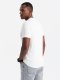 Męska koszulka SLIM FIT z okrągłym dekoltem i logotypem  biała V1 OM-TSCT-0220 XL 5