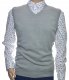 Sweter męski wełniany bez rękawów bezrękawnik pulower kamizelka męska XL 1