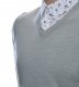 Sweter męski wełniany bez rękawów bezrękawnik pulower kamizelka męska XL 2