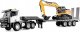 Amewi 2-in-1 Tieflader/Bagger-Set G836E/G041E 1:24 RTR 1