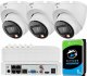 Zestaw Monitoringu PoE DAHUA 3 Kamery 6Mpx Full Kolor Detekcja Ruchu Apka 1