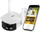 Kamera zewnętrzna panoramiczna IP 4MPx Zintronic ICS4PAN-30V1 2