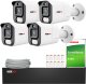 Zestaw do monitoringu IP KEEYO 4x LV-V-IP5M25TF-ADC 5Mpx, aktywne odstraszanie, podwójne oświetlenie 1
