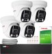 Zestaw do monitoringu IP KEEYO 4x LV-V-IP5M25DF-ADC 5Mpx, aktywne odstraszanie, podwójne oświetlenie 1