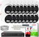 Zestaw do monitoringu IP KEEYO 16x LV-V-IP8M25DF-B-II 8Mpx IR 25m 1