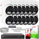 Zestaw do monitoringu IP KEEYO 14x LV-V-IP8M25DF-B-II 8Mpx IR 25m 1