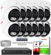 Zestaw do monitoringu IP KEEYO 12x LV-V-IP8M25DF-B-II 8Mpx IR 25m 1
