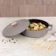 Berlinger Haus Garnek Żeliwny 26cm Płaski Berlinger Haus Bh-6527 Taupe 2