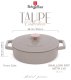 Berlinger Haus Garnek Żeliwny 26cm Płaski Berlinger Haus Bh-6527 Taupe 5