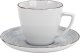 Filiżanka porcelanowa 350 ml + spodek Rayado 101/9015 1