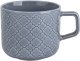 Filiżanka porcelanowa 250 ml + spodek Marrakesz K9 szaro-nieb. 2