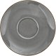 Filiżanka porcelanowa 280 ml + spodek Aida ART Szary LU33 (K130) 3
