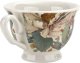 Zestaw 2 filiżanek do espresso 100 ml + spodki Peony White 5