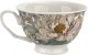 Filiżanka porcelanowa 250 ml + spodek Peony White 5