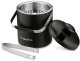 Wiaderko do lodu 1,3 L ze szczypcami Lugo czarny mat 3
