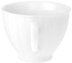 Filiżanka porcelanowa 250 ml + spodek Oktawa biała 0001 3