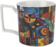 Duży kubek porcelanowy 750 ml Modern Cat 2