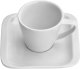 Komplet 2 filiżanek do espresso 80 ml + spodki Infinity 2
