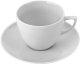 Filiżanka porcelanowa 250 ml + spodek City Biała C001 1