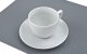 Filiżanka porcelanowa 250 ml + spodek City Biała C001 6