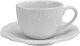 Komplet 2 filiżanek do espresso 75 ml + spodki Alice 1