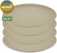 Talerze obiadowe CONNECT, Ø 25 cm, 4 sztuki, KOZIOL 1