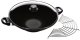 Swiss Diamond wok 36 cm m/låg og rist, induktion Sort 2