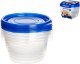 Sistema 760ml Small Bowl 4 Pack, Bowl, Round, 0.76 L, Blue, Transparent, Polypropylene (PP), New Zealand 1