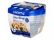 Sistema 760ml Small Bowl 4 Pack, Bowl, Round, 0.76 L, Blue, Transparent, Polypropylene (PP), New Zealand 2
