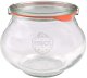 Słoik Deco 220 ml z pokrywą - op. 12 szt 2