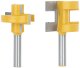 Frezy do połączeń wpustowych 2szt - trzpień 8mm (5/50) 2
